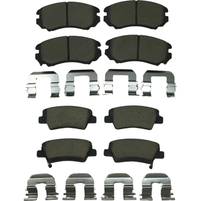 AGNA BRAKES - CXD1446 - Rear Premium Ceramic Disc Brake Pad Set pa1
