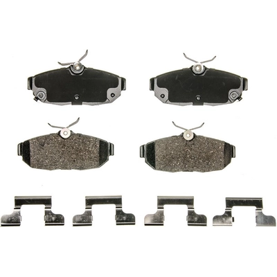 AGNA BRAKES - CXD1562 - Rear Premium Ceramic Disc Brake Pad Set pa1