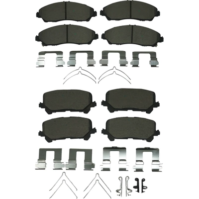 AGNA BRAKES - CXD1724 - Rear Disc Brake Pad Set pa1