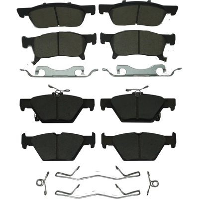 AGNA BRAKES - CXD1808 - Rear Disc Brake Pad Set pa1