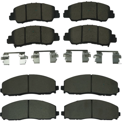 AGNA BRAKES - CXD1812 - Rear Premium Ceramic Disc Brake Pad Set pa1