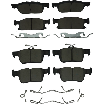 AGNA BRAKES - CXD1833 - Rear Premium Ceramic Disc Brake Pad Set pa1