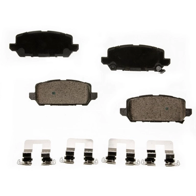 AGNA BRAKES - CXD1841 - Rear Premium Ceramic Disc Brake Pad Set pa1