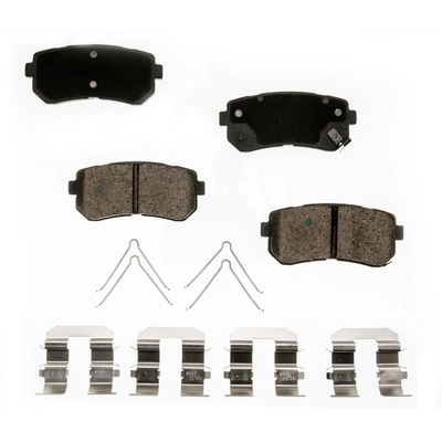 AGNA BRAKES - CXD1856 - Rear Premium Ceramic Disc Brake Pad Set pa1