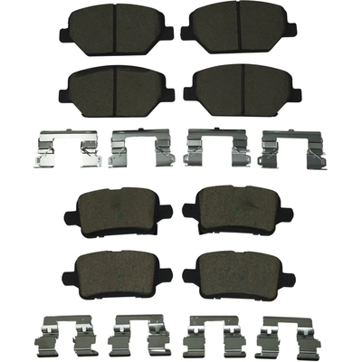 AGNA BRAKES - CXD1915 - Rear Premium Ceramic Disc Brake Pad Set pa1