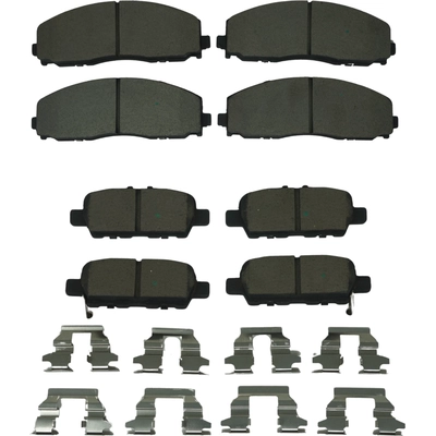 AGNA BRAKES - CXD1916 - Rear Premium Ceramic Disc Brake Pad Set pa1
