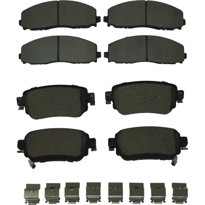AGNA BRAKES - CXD1965 - Rear Premium Ceramic Disc Brake Pad Set pa1