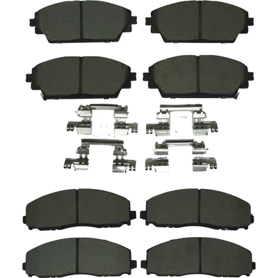 AGNA BRAKES - CXD2042 - Rear Premium Ceramic Disc Brake Pad Set pa1