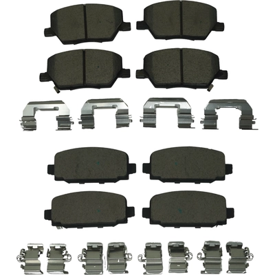 AGNA BRAKES - CXD2081 - Rear Premium Ceramic Disc Brake Pad Set pa1
