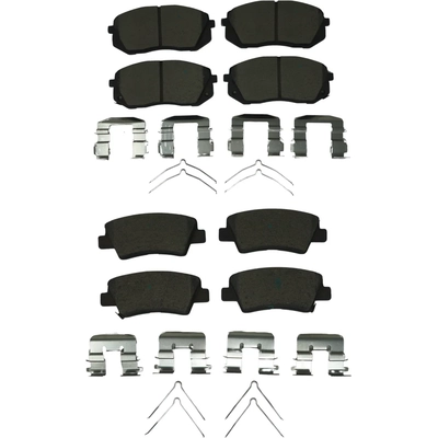 AGNA BRAKES - CXD2098 - Rear Premium Ceramic Disc Brake Pad Set pa1