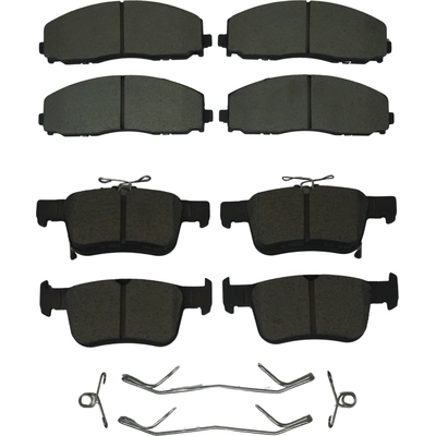 AGNA BRAKES - CXD2102 - Rear Premium Ceramic Disc Brake Pad Set pa1
