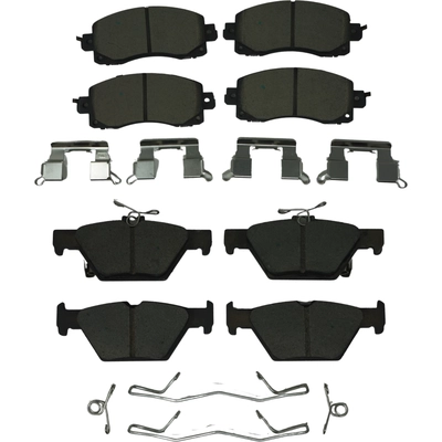 AGNA BRAKES - CXD2135 - Rear Premium Ceramic Disc Brake Pad Set pa1