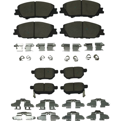AGNA BRAKES - CXD2169 - Rear Premium Ceramic Disc Brake Pad Set pa1