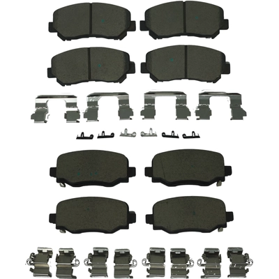 AGNA BRAKES - CXD2200 - Rear Premium Ceramic Disc Brake Pad Set pa1