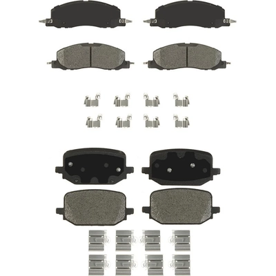 AGNA BRAKES - CXD2232 - Rear Premium Ceramic Disc Brake Pad Set pa1