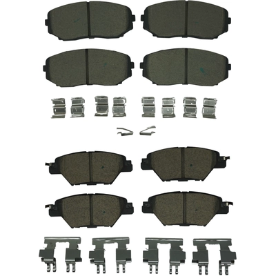 AGNA BRAKES - CXD2299 - Rear Premium Ceramic Disc Brake Pad Set pa1