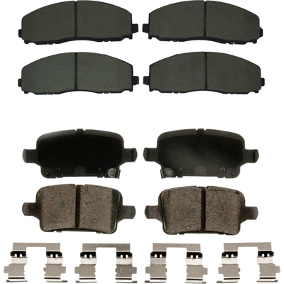 AGNA BRAKES - CXD2309 - Rear Premium Ceramic Disc Brake Pad Set pa1
