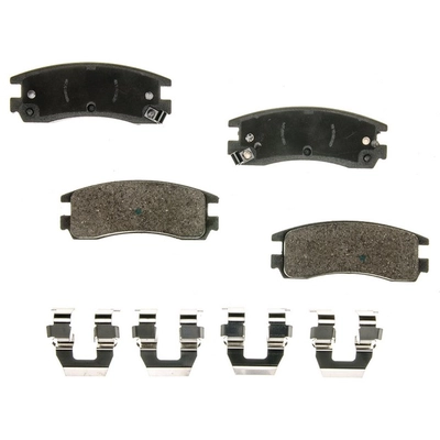 AGNA BRAKES - CXD698 - Rear Premium Ceramic Disc Brake Pad Set pa1