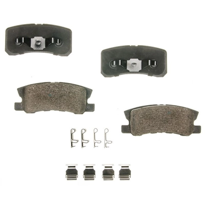 AGNA BRAKES - CXD868 - Rear Premium Ceramic Disc Brake Pad Set pa1