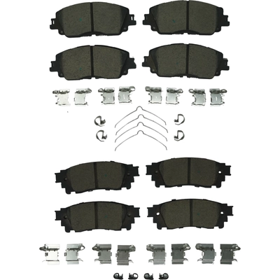 AGNA BRAKES - CXD967 - Rear Premium Ceramic Disc Brake Pad Set pa1