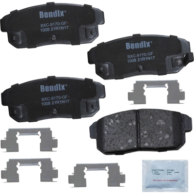 Rear Premium Ceramic Pads by BENDIX - CFC1008 pa1