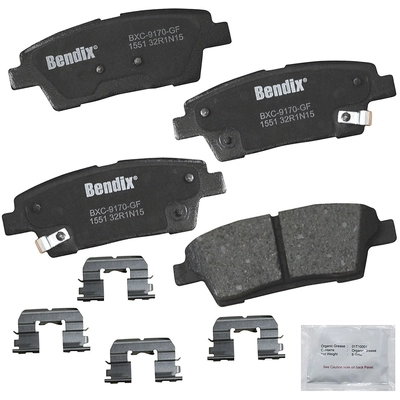 BENDIX - CFC1551 - Ceramic Rear Disc Brake Pads pa1