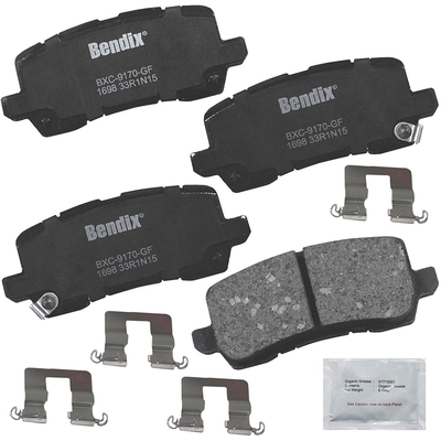 BENDIX - CFC1698 - Ceramic Rear Disc Brake Pads pa1