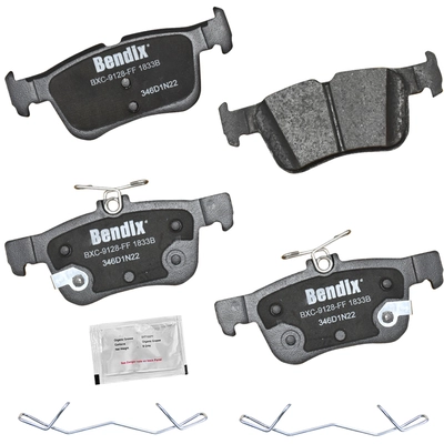 BENDIX - CFC1833B - Ceramic Rear Disc Brake Pads pa1