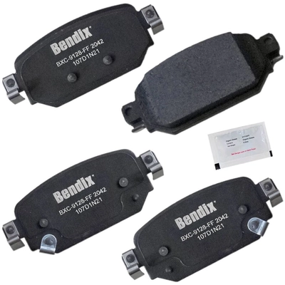 Bosch BC908 QuietCast Premium Ceramic Disc Brake Pad Set For Lexus: 2006 GS300, 2009-2015 IS250; Toyota