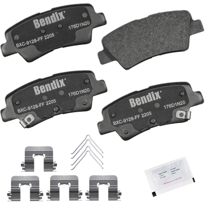 Rear Premium Ceramic Pads by BENDIX - CFC2205 pa2