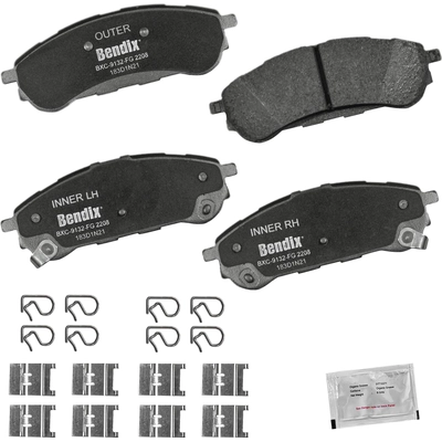Rear Premium Ceramic Pads by BENDIX - CFC2208 pa2