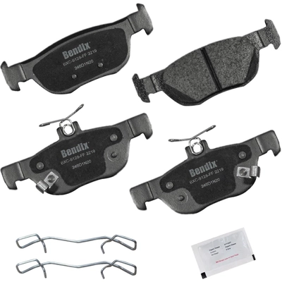 Rear Premium Ceramic Pads by BENDIX - CFC2219 pa2