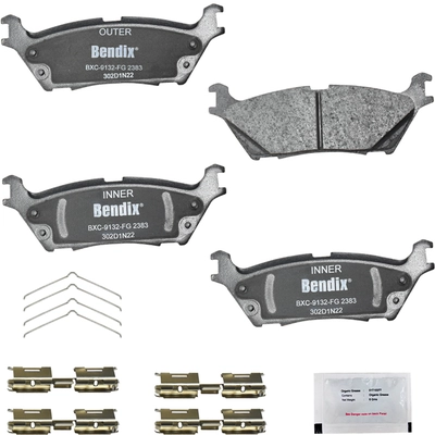 BENDIX - CFC2383 - Ceramic Rear Disc Brake Pads pa1