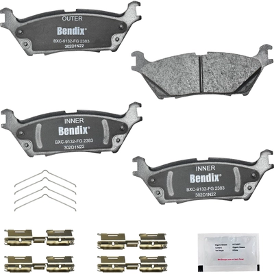 BENDIX - CFC2383 - Ceramic Rear Disc Brake Pads pa2