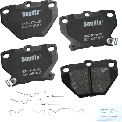 Rear Premium Ceramic Pads by BENDIX - CFC823 pa1