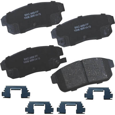 Rear Premium Ceramic Pads by BENDIX - SBC1008 pa1