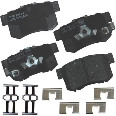 Plaquettes de frein arrière en céramique qualité supérieur de BENDIX - SBC1086 pa1