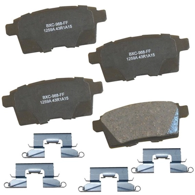 BENDIX - SBC1259A - Ceramic Rear Disc Brake Pads pa1