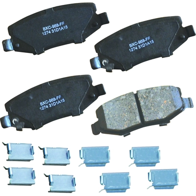 Rear Premium Ceramic Pads by BENDIX - SBC1274 pa1