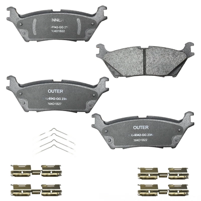 BENDIX - SBC2383 - Rear Disc Brake Pads pa1