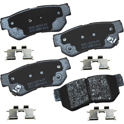 Plaquettes de frein arrière en céramique qualité supérieur de BENDIX - SBC813 pa1