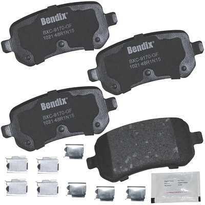 Plaquettes de frein arrière en céramique qualité supérieur de BENDIX - CFC1021 pa3