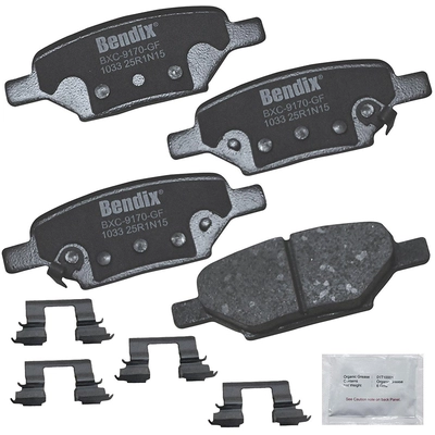 Rear Premium Ceramic Pads by BENDIX - CFC1033 pa3