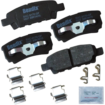 Rear Premium Ceramic Pads by BENDIX - CFC1037 pa2