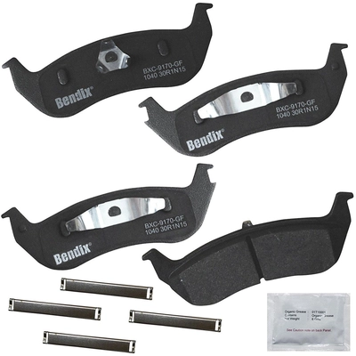 Rear Premium Ceramic Pads by BENDIX - CFC1040 pa2