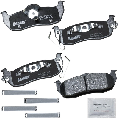 Rear Premium Ceramic Pads by BENDIX - CFC1041 pa2