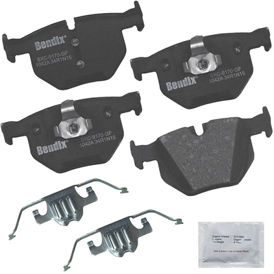 Rear Premium Ceramic Pads by BENDIX - CFC1042A pa3
