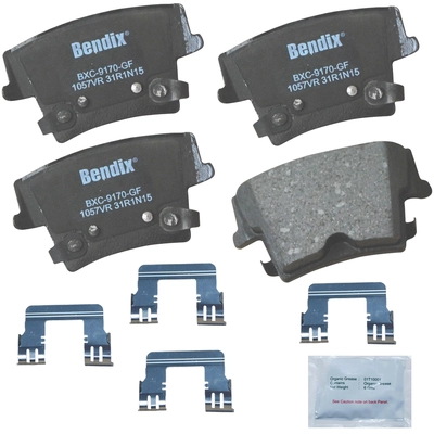 Rear Premium Ceramic Pads by BENDIX - CFC1057VR pa1