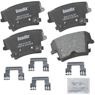 Rear Premium Ceramic Pads by BENDIX - CFC1057VR pa3