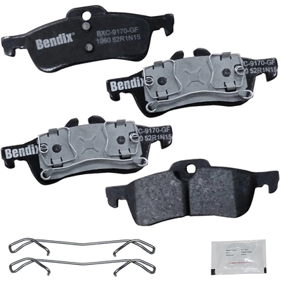 Rear Premium Ceramic Pads by BENDIX - CFC1060 pa1